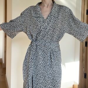Vintage shoulder padded dress